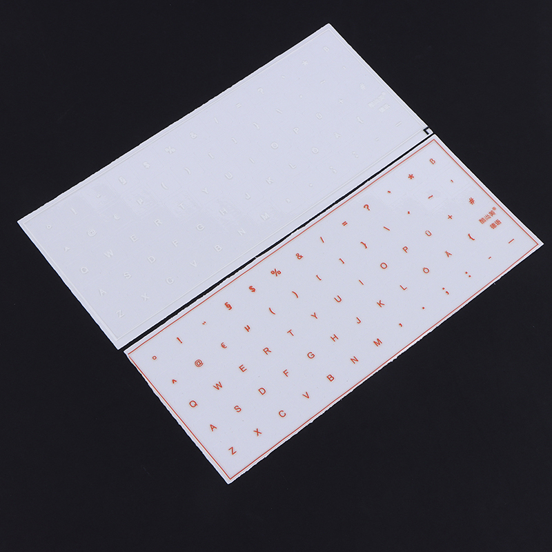 German Tear-Off Film Keyboard Sticker With Tweezers Desktop Laptop Key Sticker Single Film Universal Transparent Sticker