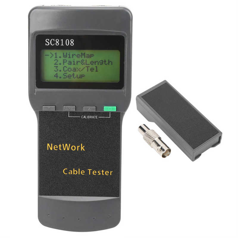 Cable Wire Fault Finder Wire Length Cable Tester Internet Cable Checker for Integrated Wiring in Telecommunications Bureaus