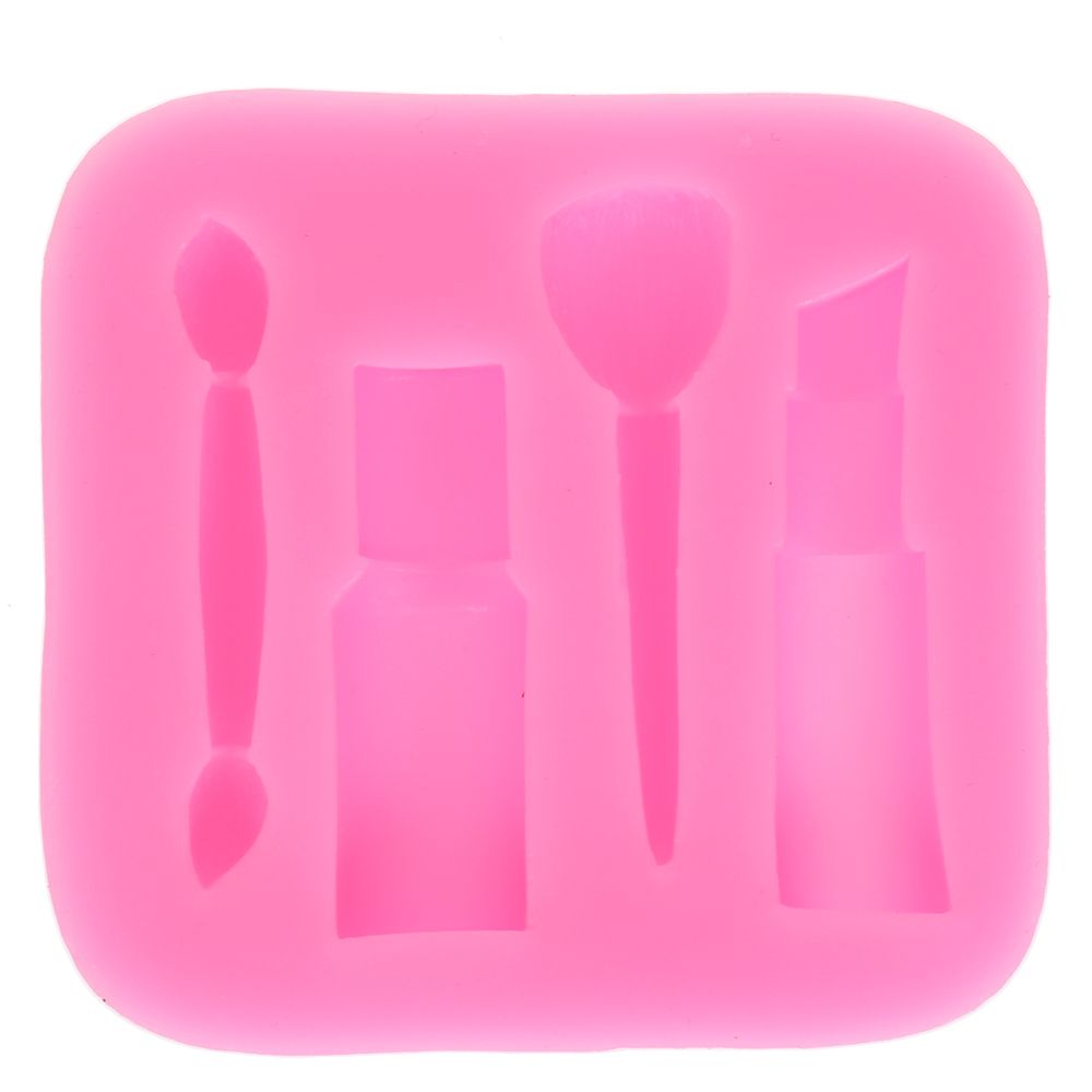 machen-hoch-Werkzeug Lippenstift Nagellack Schokolade Party DIY Fondant Kuchen Dekorieren Werkzeug Silikon bilden Nachtisch Formen