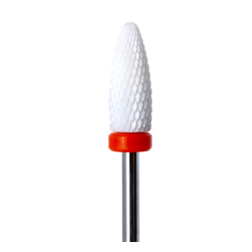 Jewhiteny-Fresa eléctrica de cerámica para limpieza de cutículas, fresa rotativa para manicura, torno de uñas para pedicura, accesorios: E2