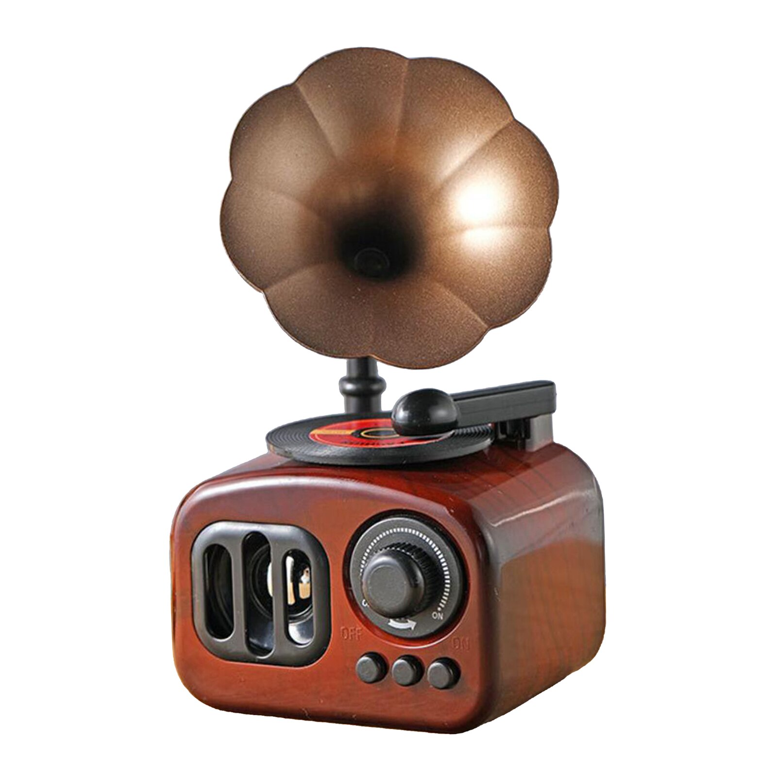 Kunststoff retro Musik Kasten, Jahrgang Grammophon Musical Kasten für Geburtstag/Weihnachten/Valentinstag