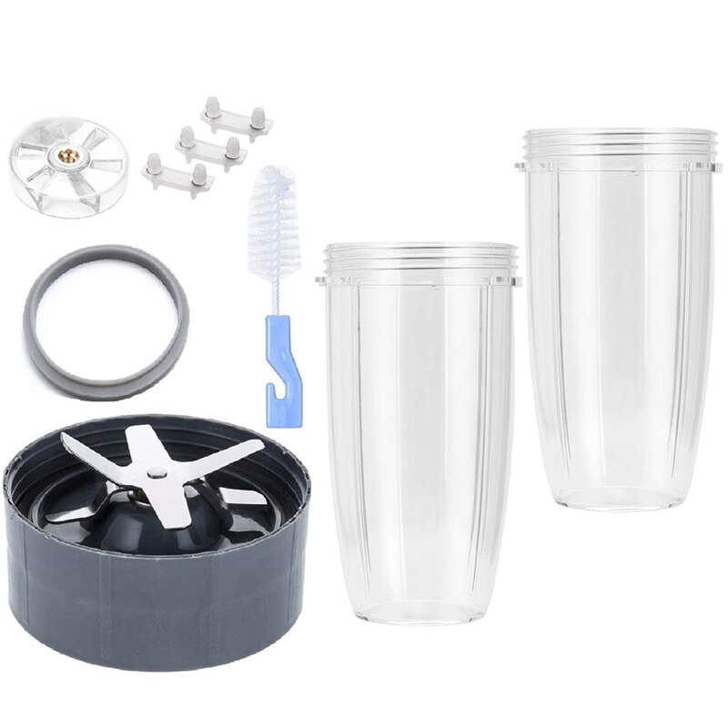 Extractor Blade Shock Pad Gear Replacement Cup 32Oz for Nutribullet Blender 600W/900W Models