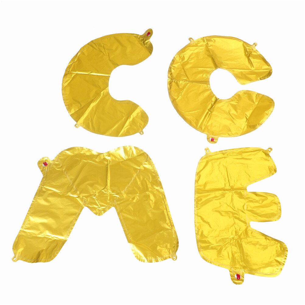 7 Stks/set Goud Zilver Letters Ballons Welkom Letters Folie Ballonnen Voor Verjaardag Bruiloft Party Decor Event Feestartikelen 16Inch