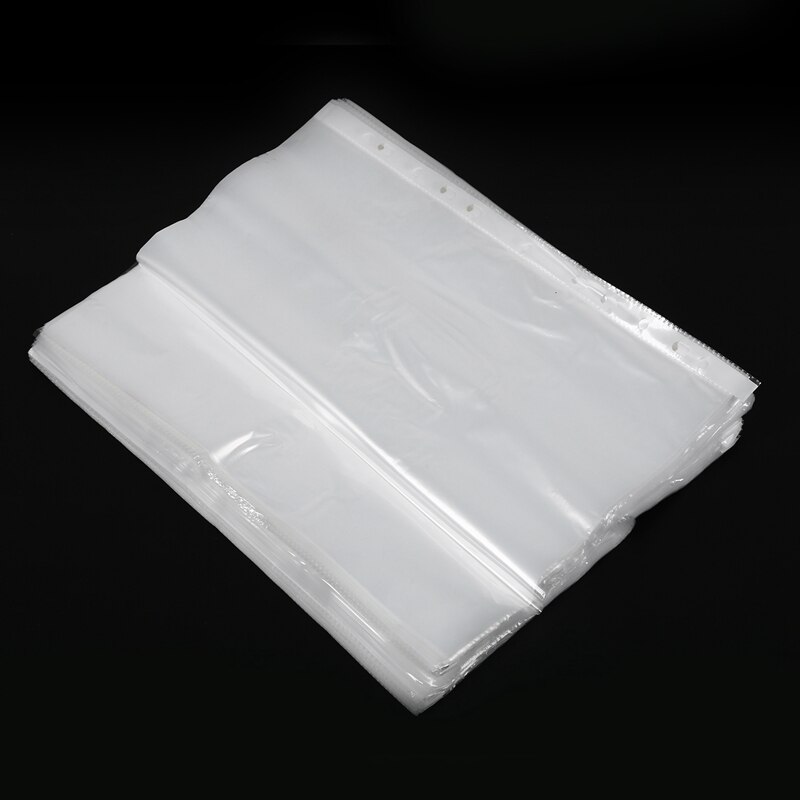 A4 clear plastic punched pockets / wallets / sleeves 200 Pcs