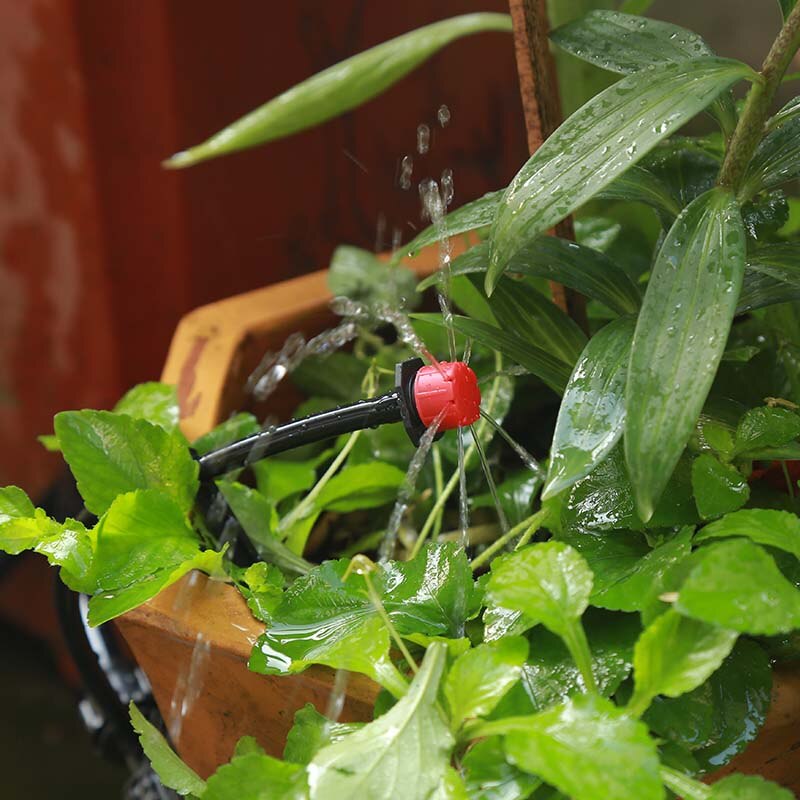 25 mt 8/11 + 4/7 Schlauch Bewässerung Bewässerung einstellen Garten Automatische Bewässerung Mikro Tropfen Bewässerung System Garten Selbst Bewässerung Bausätze schlauch