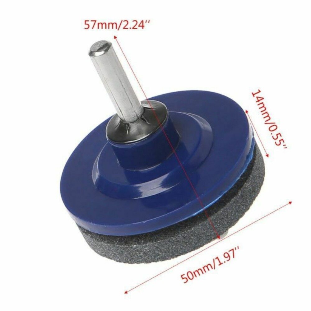 50MM Faster Blade Sharpener For Lawn Mower Universal Grinding Rotary Drill Cutter Lawnmower Blade Sharpener Garden Tool