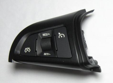 Steering Wheel Bluetooth Audio Cruise Control Switch for Chevrolet Cruze 09-14: Black Speed