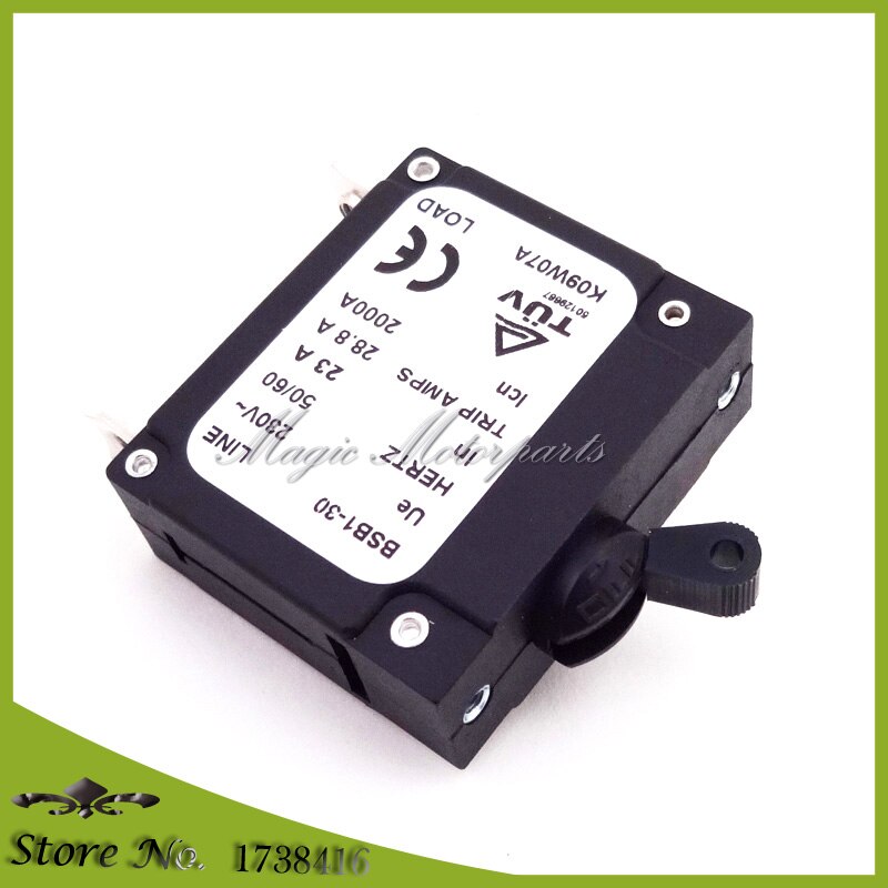 23A Generator Circuit Breaker BSB1-30 230V 2000A 28.8A Trip Amps HERTZ 50/60