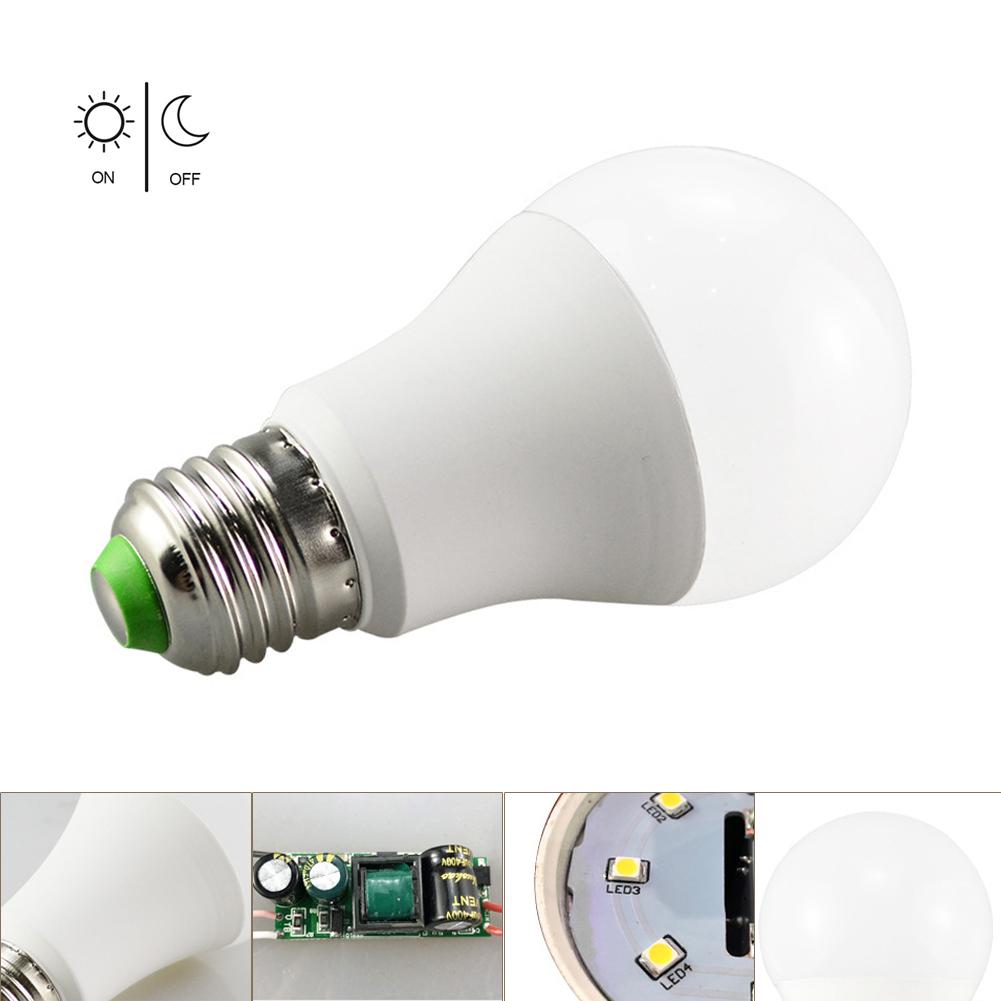 E27 led pære pære 7w pir sensor bevægelseslys automatisk tænd/sluk til hjemmebelysning