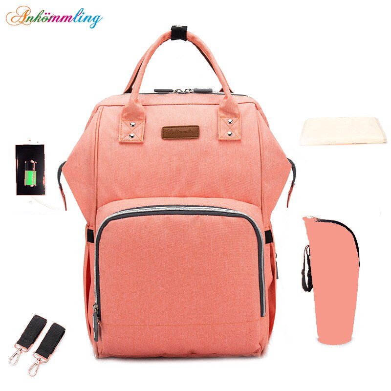 Luiertas Ankommling Wanneer Europa En Amerika Stijl Schouder Mother 'S Bag Verbeterde Multi-Functionele Mama Bag: Xiang Concubine Orange