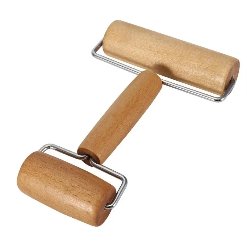 1PC Rolling Pin Pastry and Pizza Baker Roller Wooden Baking Crush Nuts Crackers Cookies Kitchen Utensils