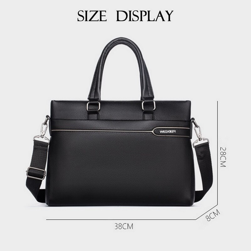 Office Bags for Men's Briefcase Business Laptop Bag PU Leather Bags Computer Laptop Handbag Office Bags for Men Maletines