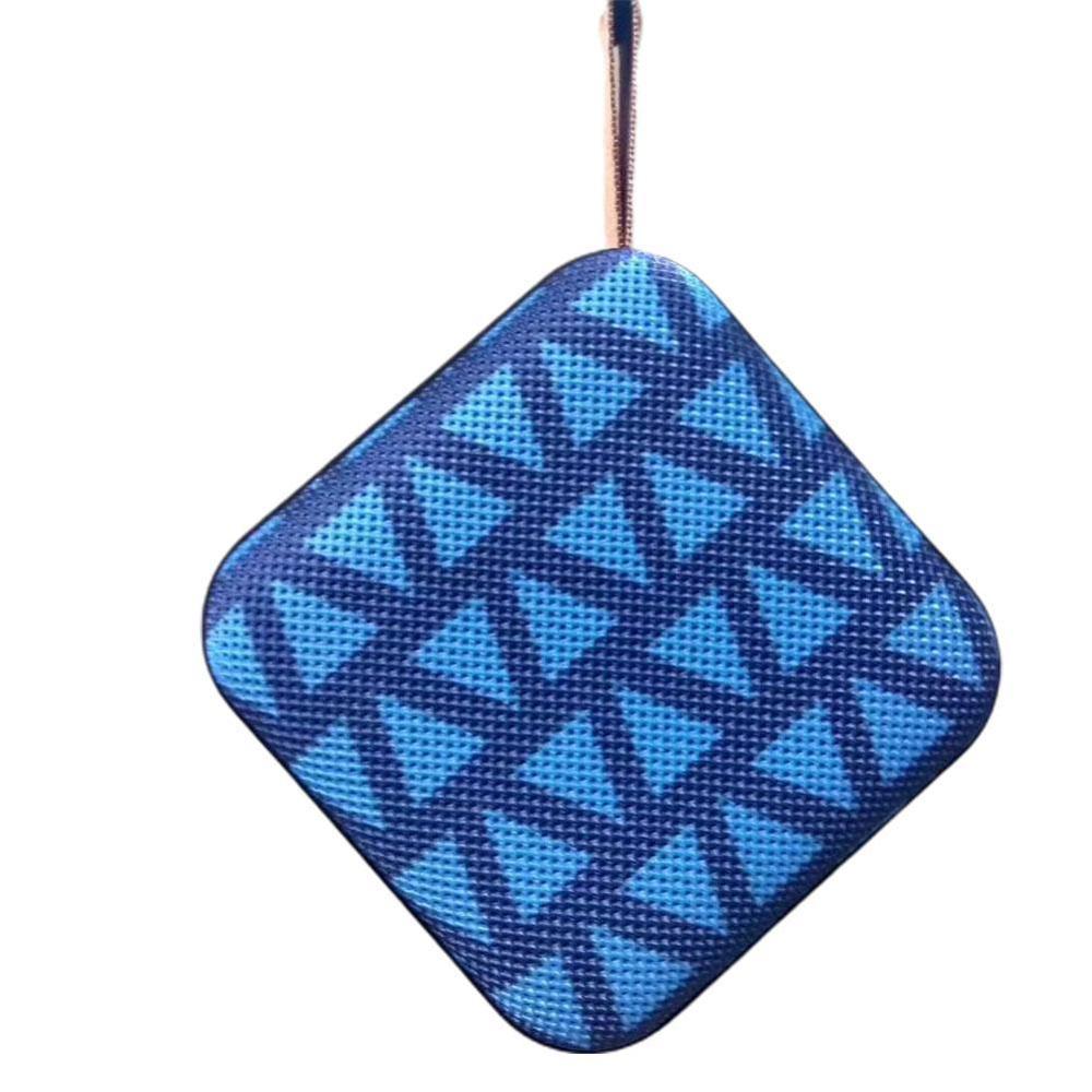 T5 bluetooth høyttaler trådløs kolonne bærbar bass mini stereo fm mikrokort med laderadio tf usb boks vanntett lyd  b2 l 2: Blå