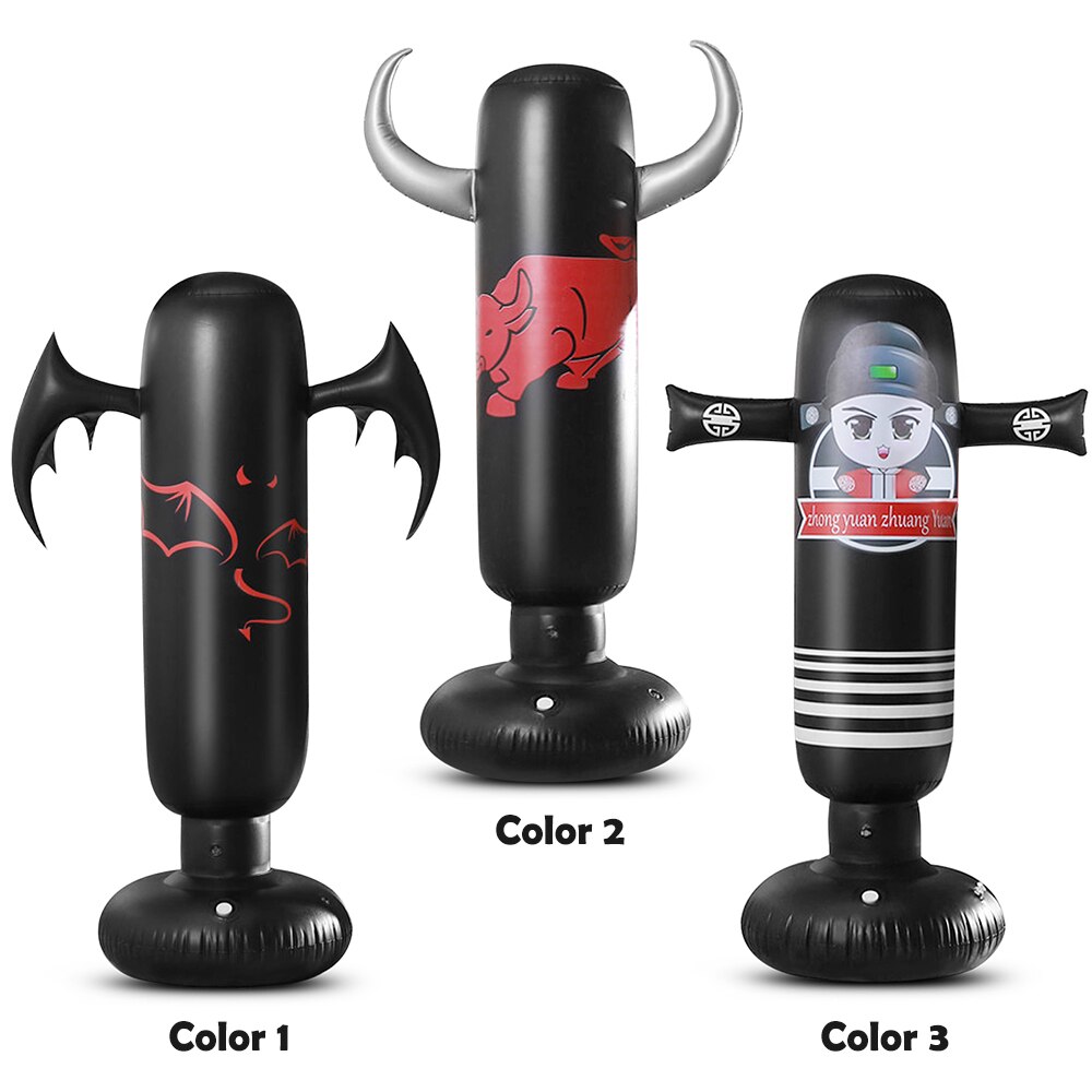 5.2ft opblaasbare pvc bokszakken opblaasbare bokszak fitness boksdoelzak gym training fitness bokszak