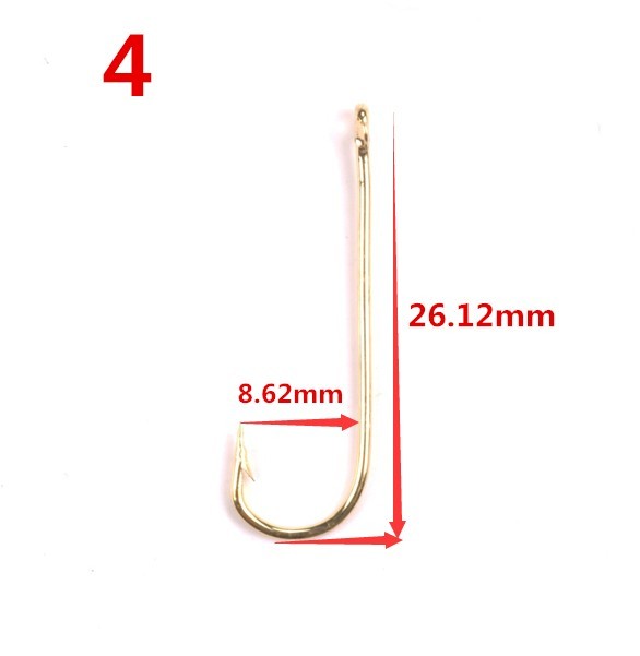 MIZUGIWA Gambo lungo aberdeen Ami da pesca Acqua dolce Esche viventi Gancio Pesce Jig Ganci PanFish Crappie Oro 100 pezzi: Borgogna