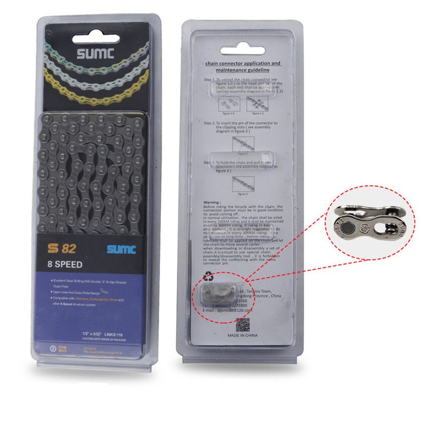 24/27/30 Speed SUMC MTB Mountain Bike Chain Folding Road Bicycle Chains 8/910/11/12 Speed