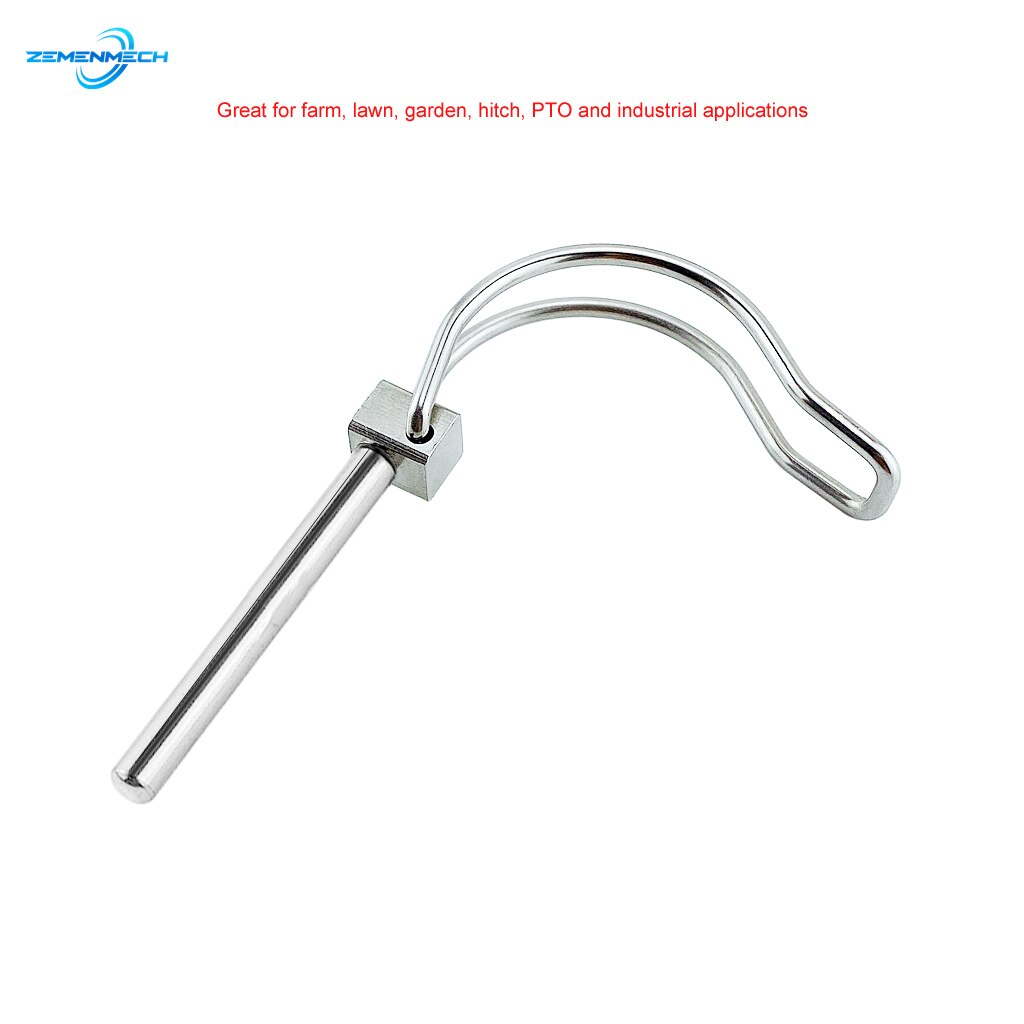 2PCS Quick Lock Release Trailer Towing Coupler Safety Pin Bicycle Stroller Cargo Boat Stage Leg Hitch Hook Clip Stainless Steel