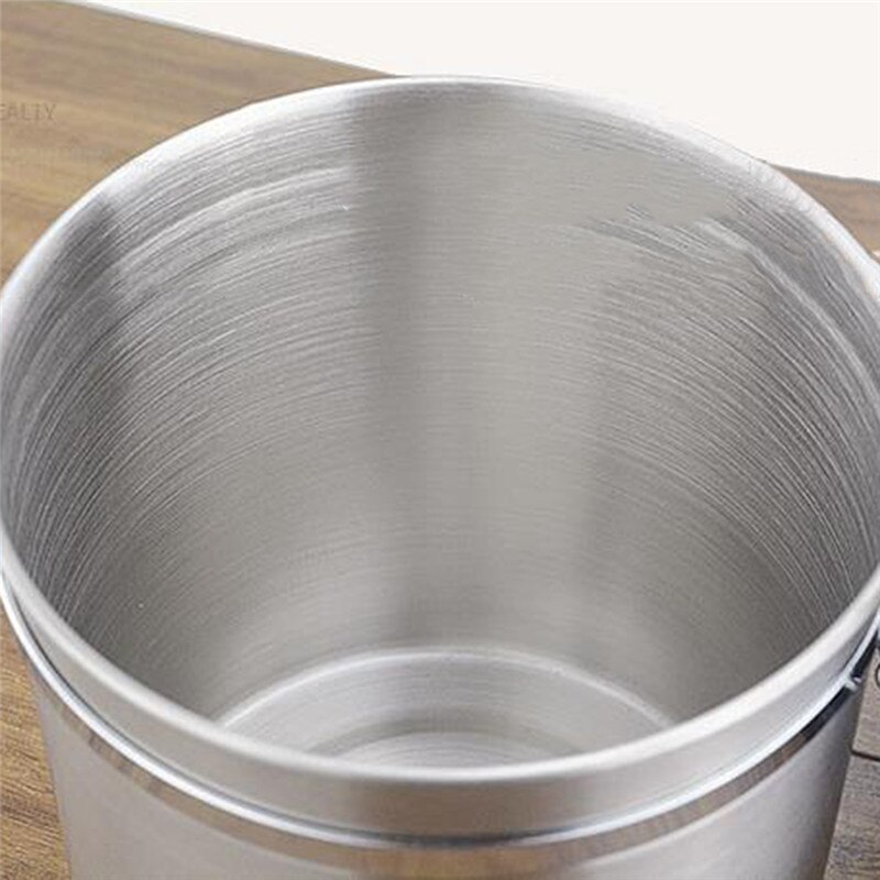 Rustfrit stål lufttæt forseglet beholder med ske kaffemel sukkerbeholder dåse opbevaring flasker krukker til kaffebønne