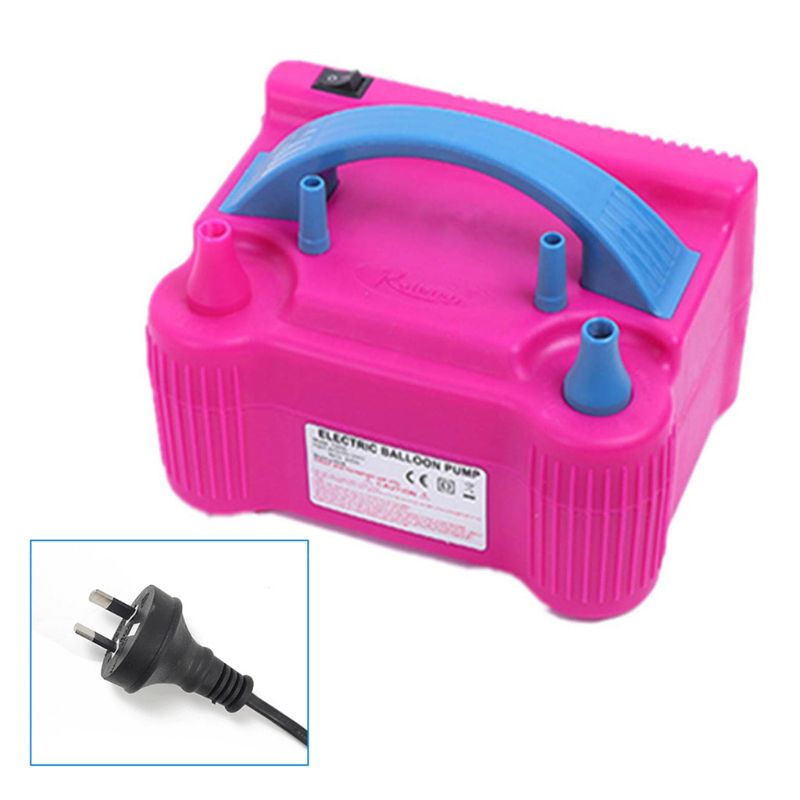 Electric Balloon Pump Dual Nozzle Electric Balloon Inflation Blower for Party
