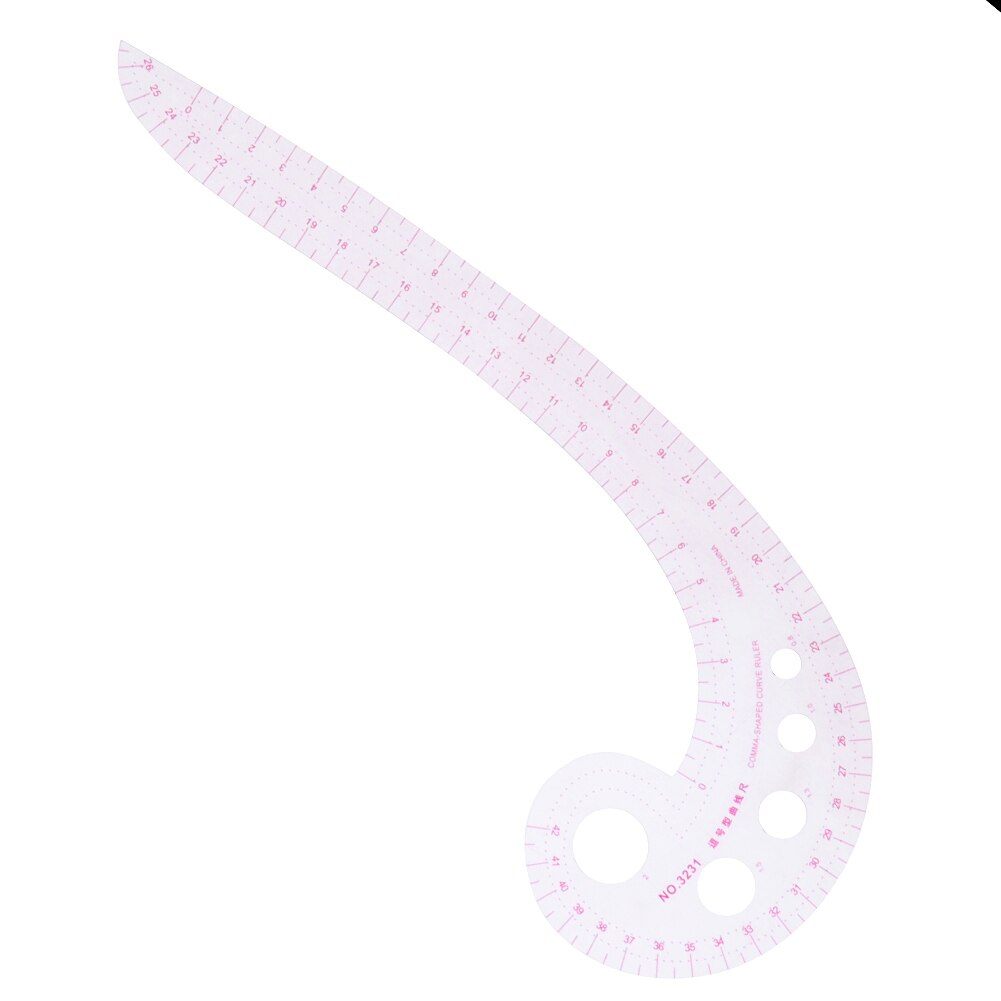 4pcs/set Sewing Tailor French Curve Pattern Grading Rulers Drawing Line Measure Clothing Patchwork Ruler Set