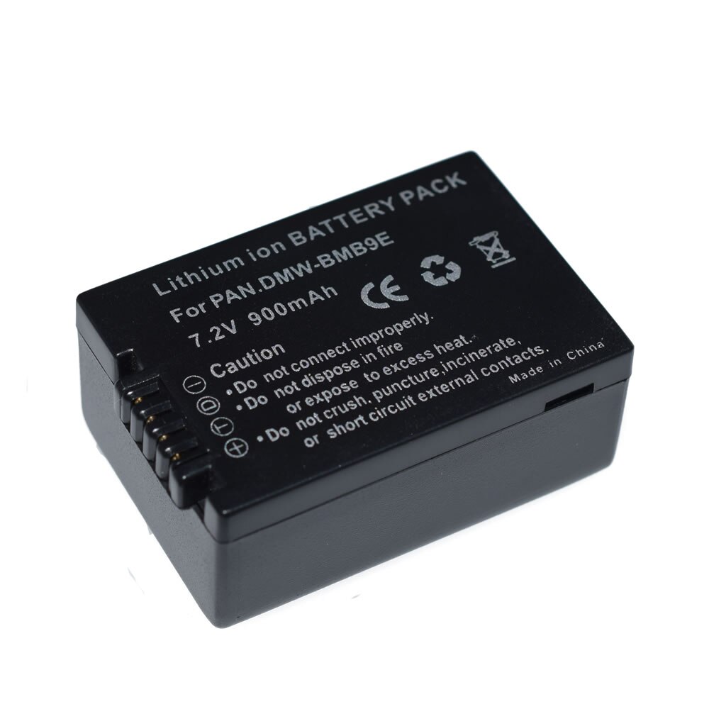 2x DMW-BMB9 BMB9GK BMB9PP Battery for Panasonic Lumix DC-FZ82 DCFZ80 DCFZ82