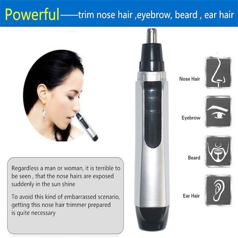 Micro Precision Eyebrow Ear Nose Trimmer Shaving Safe Face Care Clipper Trimmer For Nose Hair Trimer For Man/Woman Nose Ear Hair