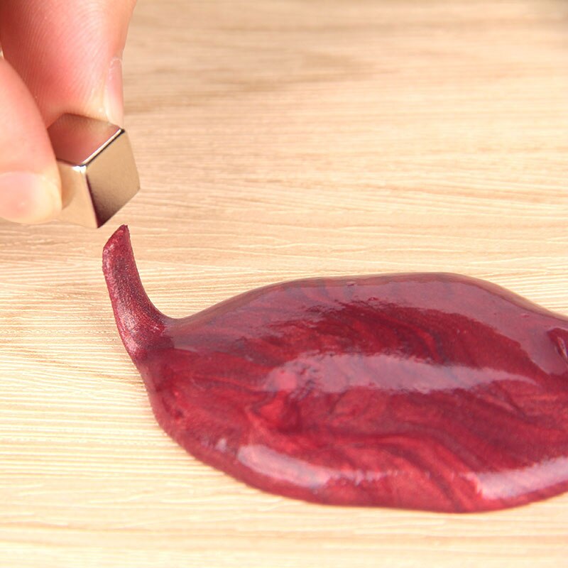 DIY Magnetische Schleim Intelligente Hand Schleim Flauschigen Polymer Ton Magnet Plastilin Gummi Schlamm Kreative Spielzeug Intelligente Gummi Tonne
