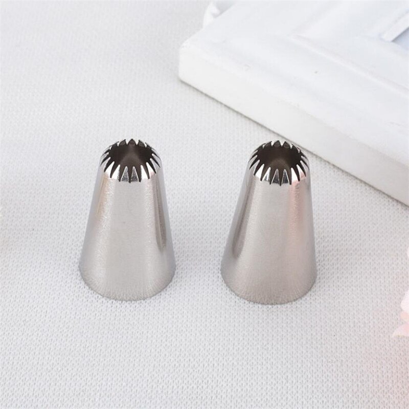 #195 Grote Size Cake Decorating Pastry Piping Nozzle Icing Tips Bakvormen Keuken Cookies Gereedschap Roestvrij Staal Cake Gereedschappen