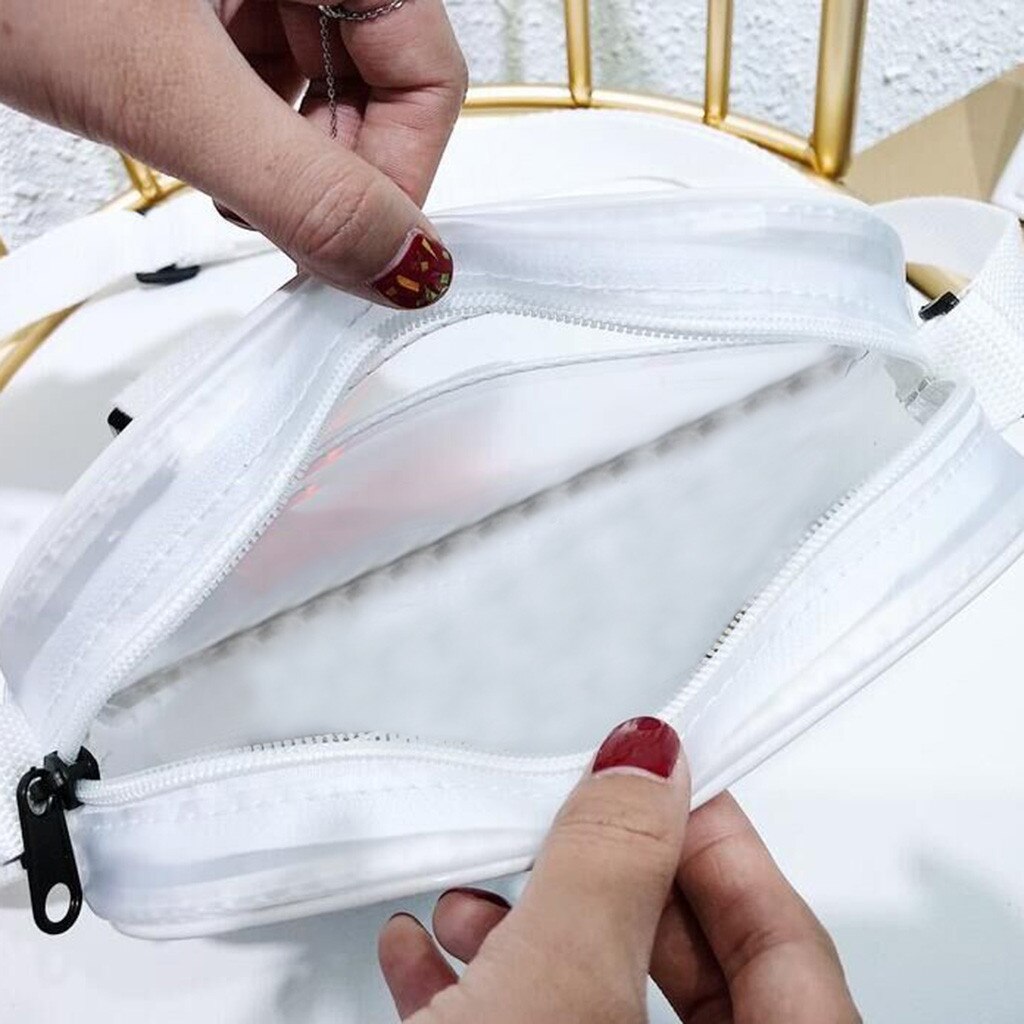 weiß Transparent Schulter Reine Farbe Schulter Tasche Gelee Bonbons Strand Handtasche Messenger Taschen сумка женская кожаная