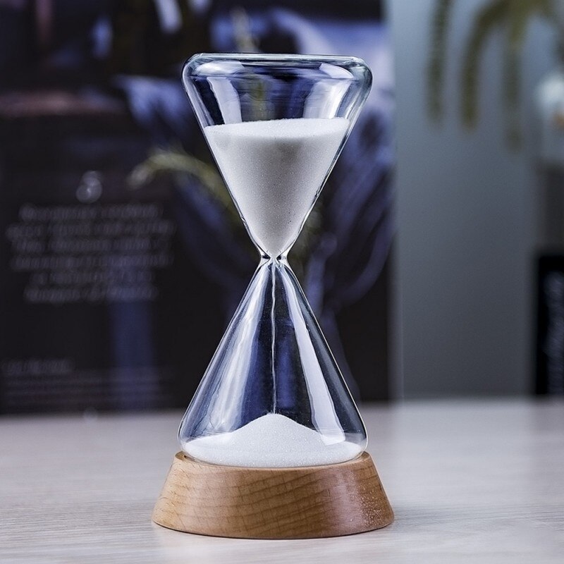15/30 Minute Hourglass Sand Timer Children Kids Hourglass Minute Timer Home Decor Accessories Time Management Tool