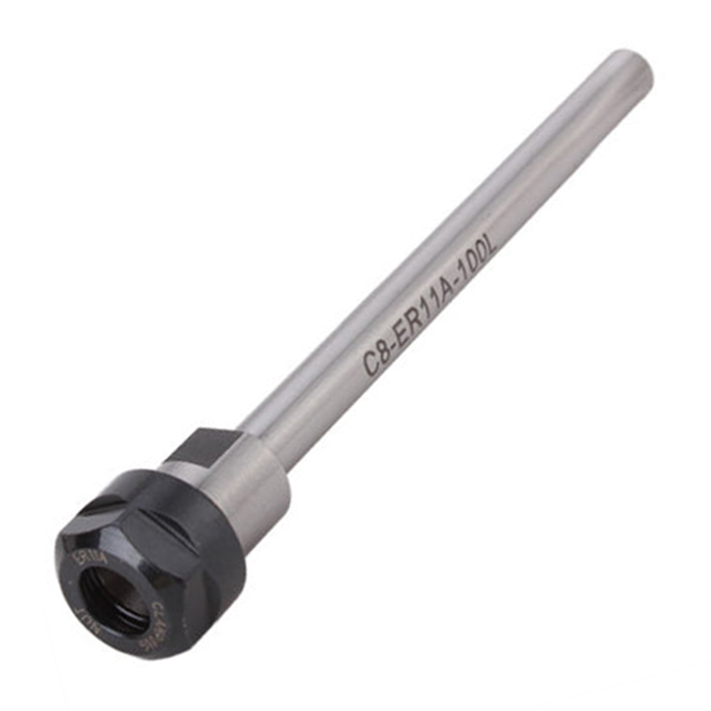 1 stücke 8 MM C8 ER8 C8 ER11 spannzange tiefen verarbeitung CNC gerade schaft verlängerung stange 8mm Laube für CNC maschine fräsen Cutter