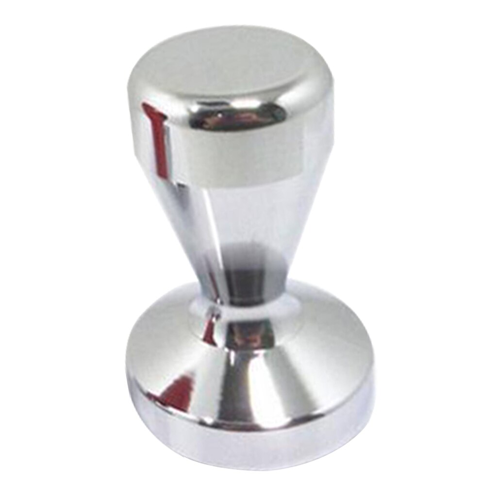 Kaffe tukle espresso kaffe sabotasje 49mm/51mm/57.5mm/58mm tilgjengelig (rustfritt stål, flat utgangspunkt): Sølv 57.5mm