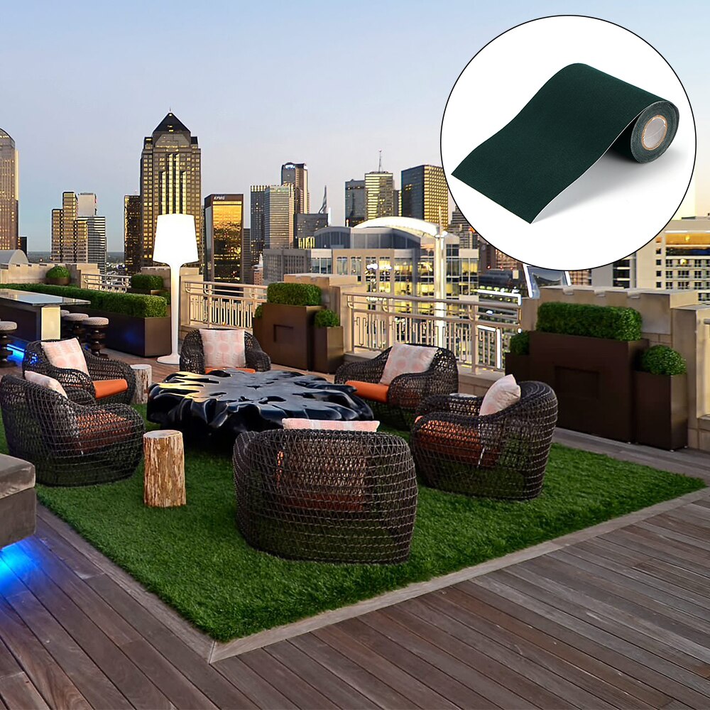5m x 15cm DIY Künstliche Gras Verbindungs Selbst Klebeband Synthetische Gras Rasen Rasen Teppich Nahtband Rasen matt Garten Werkzeuge Neue