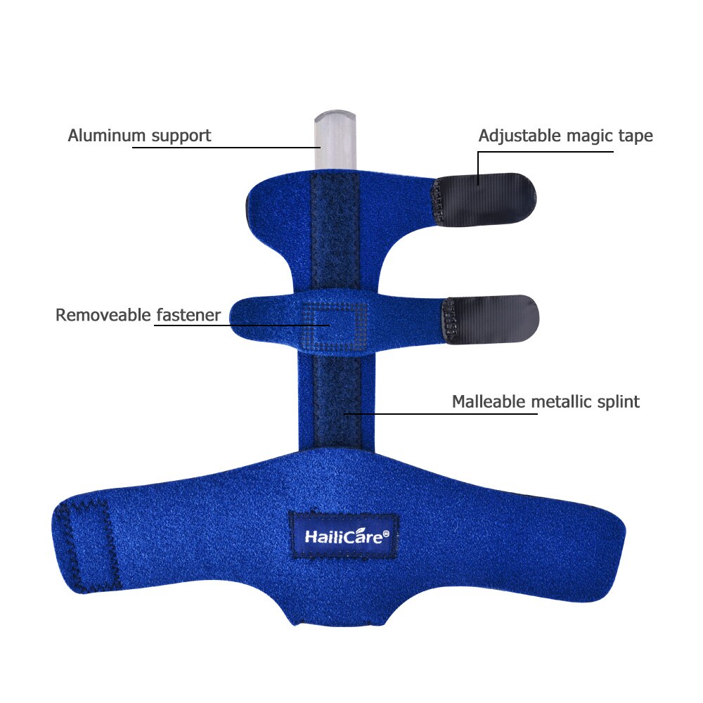 Attelle de doigt Support orthèse entorse arthti cassé doigt Joint Fracture Protection orthèse correcteur avec bande bande réglable