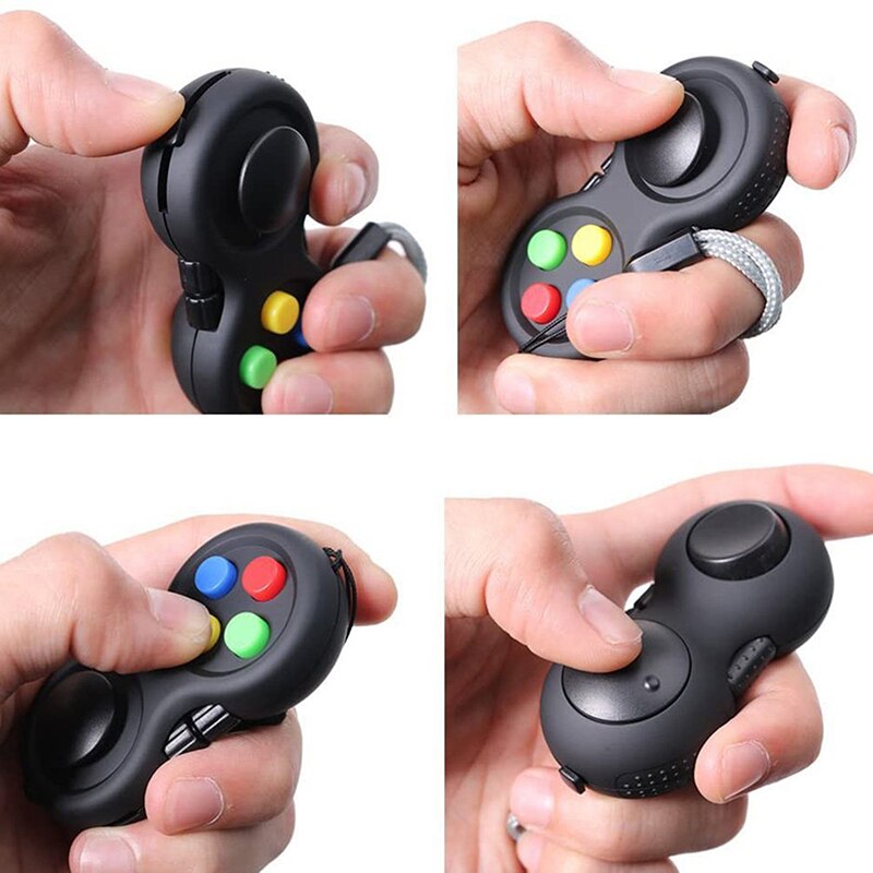 1Pc Kids Fidget Pad Stress Relief Squeeze Fun Hand Interactieve