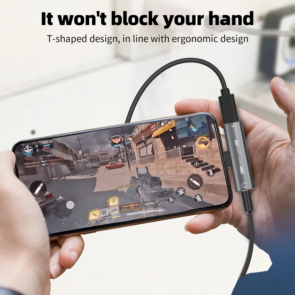 2 w 1 Adapter USB C na 3,5 MM Jack Słuchawki Audio Adapter PD 30W Szybkie ładowanie Typ C 3,5 mm Aux Hi-Res Konwerter do iPada Pro Air Samsung