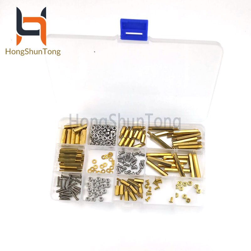 210 Stks/set Schroeven Kits Koper/Hex Stud Afstandhouders Schroef Noten Geschikt Voor Alle Soorten/Raspberry Pi 4 model B/3B +/3B Project