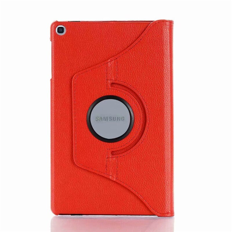 Pu Leather Case for Samsung Galaxy Tab A SM-T510 SM-T515 T510 T515 Tablet cover Stand Case for Tab A 10.1'' Funda Case: 02 Red