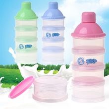 4 schicht Karikatur Milch Pulver lagerung Baby Milch Pulver Container Tragbare Formel Lebensmittel Lagerung Spender 4 Schicht Machen hoch