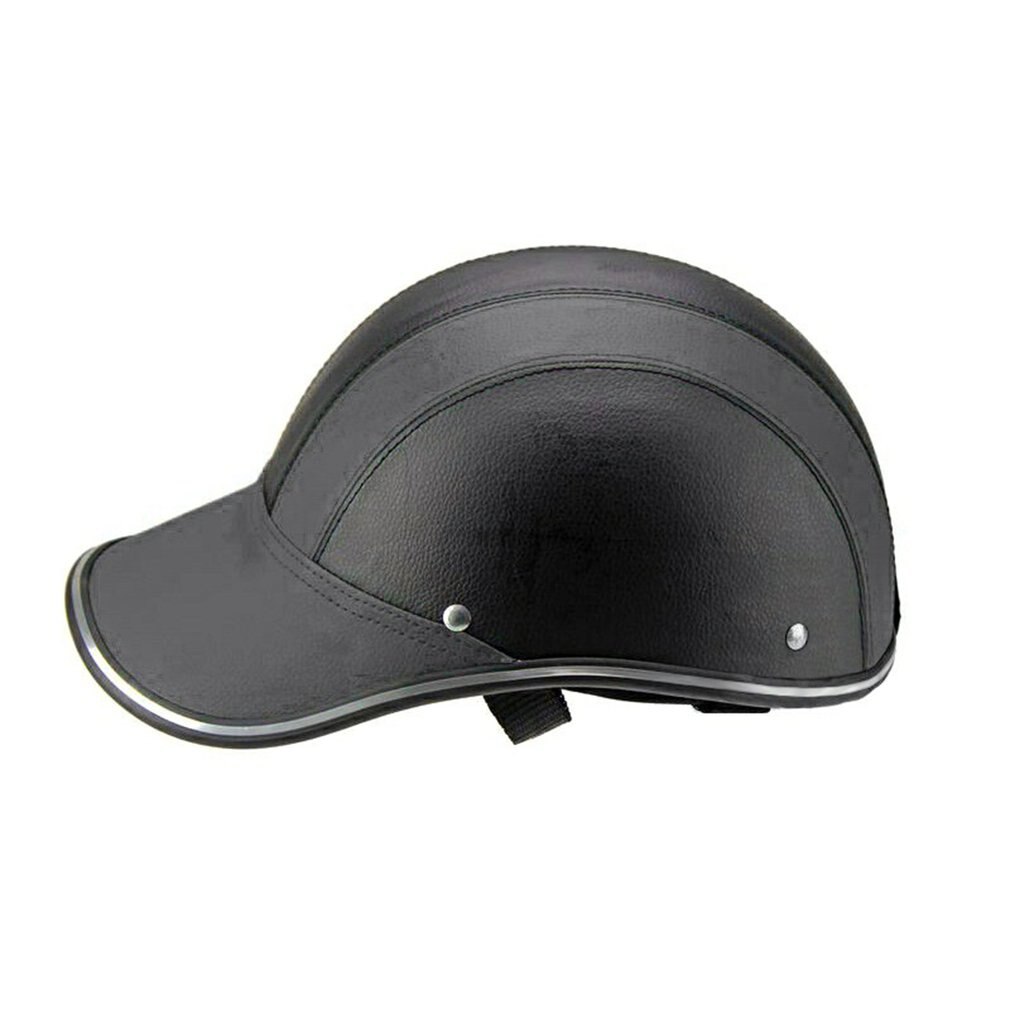 Baseball Kappe Stil Motorrad Halb Helm Sicherheit Harte Hütte Für Cafe Rennfahrer Zerhacker Rolle Halbe Gesicht Jahrgang Sommer Kappe
