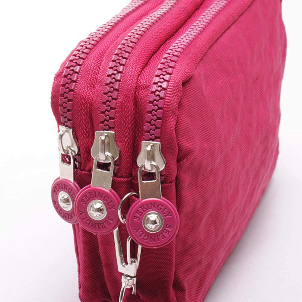 Dame håndtaske telefon pung pakke 3 lag håndtaske tværsnit kobling taske store kapacitet tasker til kvinder sac en main