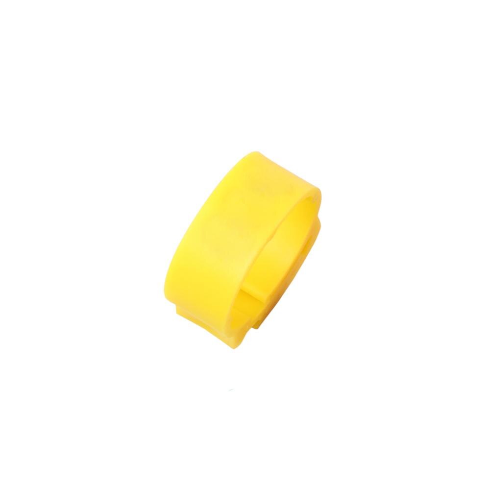 Einstellbare Huhn Fuß Ring Ich würde2.0 ~ 2,4 cm Keine Zahl Huhn GeflüGel flexibel Versenkbare Fuß Ringe GeflüGel Landwirtschaft Werkzeug 7 farben: Gelb