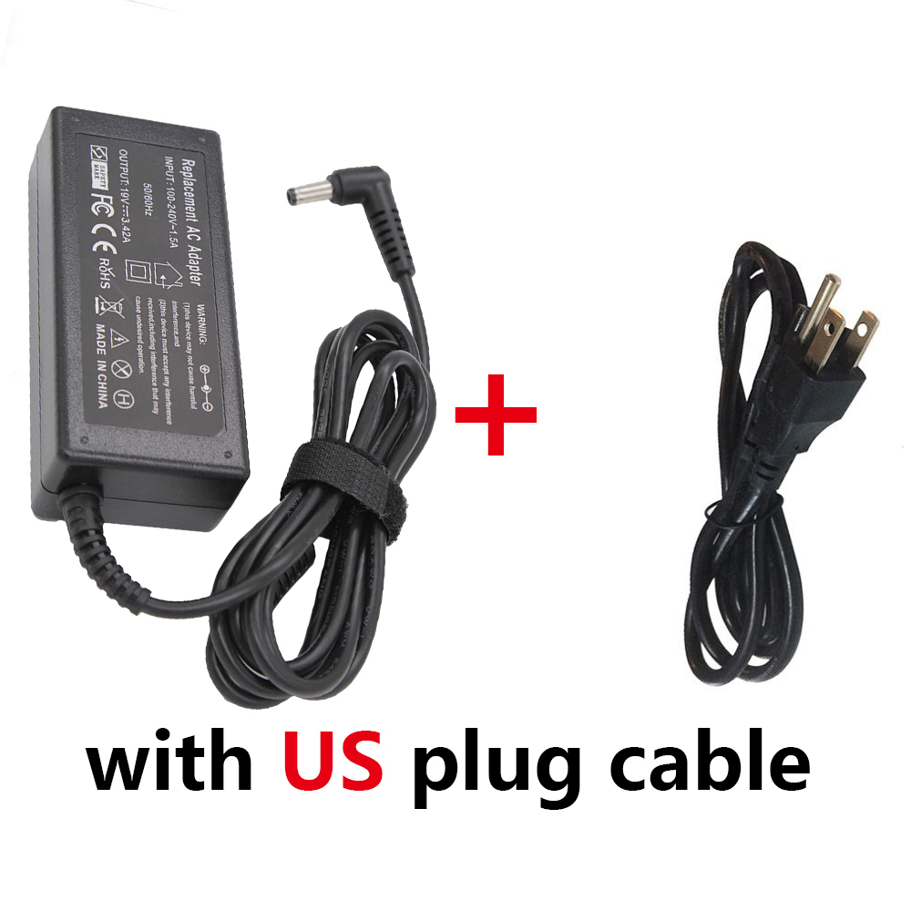 19v 2.5a 65w 3,42*5.5mm Notebook-Ladegerät Adapter Laptop-Netzteil für passendes Asus k42f k42j k42 k43e k43s k43 k45a k45v k45: Orange