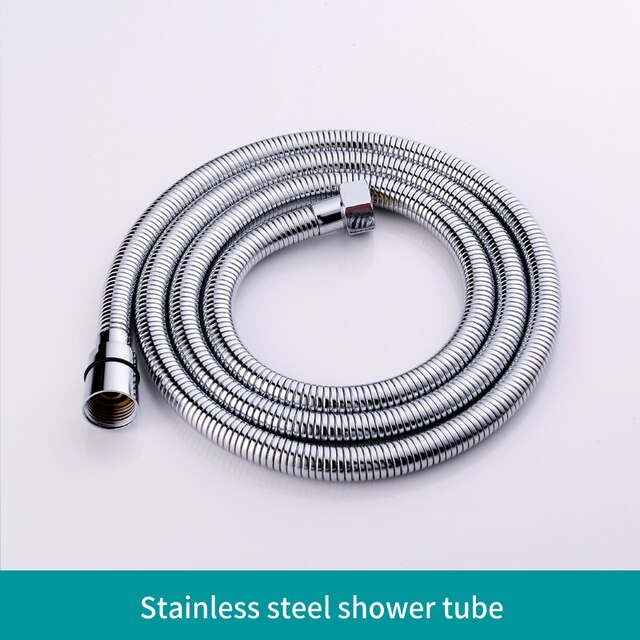 Handheld Showerhead with Adjustable ABS Slider Showering System Spray Chrome Plated Hand Shower: Shower Hose Only