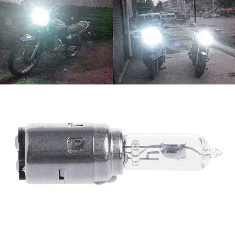 Motorcykel  dc 12v 35w ba20d forlygte halogen xenon pære hvidt lys