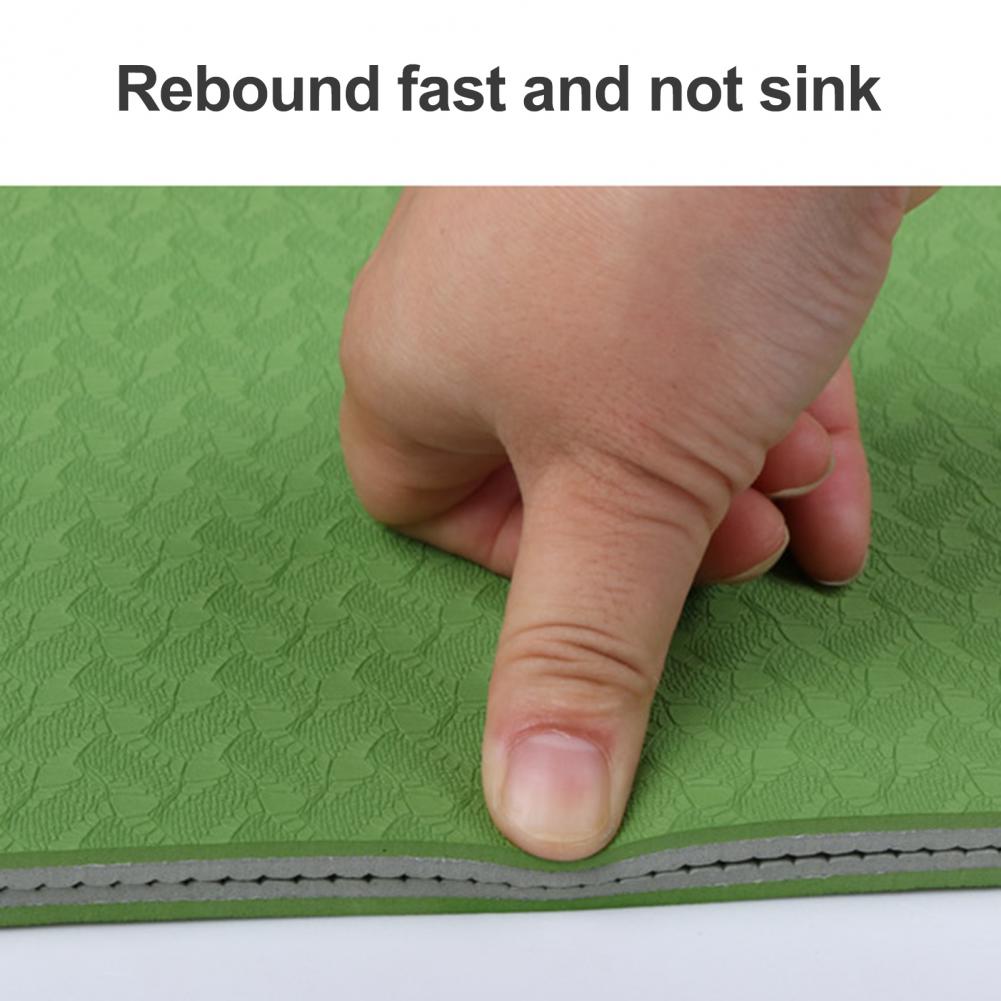 Yoga Mat Fitness Exercise TPE High Density Cushion Mat Sports Indoor Fitness Pilates Gymnastics mat коврик для йоги esterilla