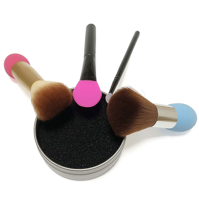 Make-up Pinsel Reiniger Schwamm Entferner Farbe Off Aktivkohle Schwamm Schnelle Reinigung Pulver Werkzeug Kosmetik Pinsel Trockenen Waschen Box