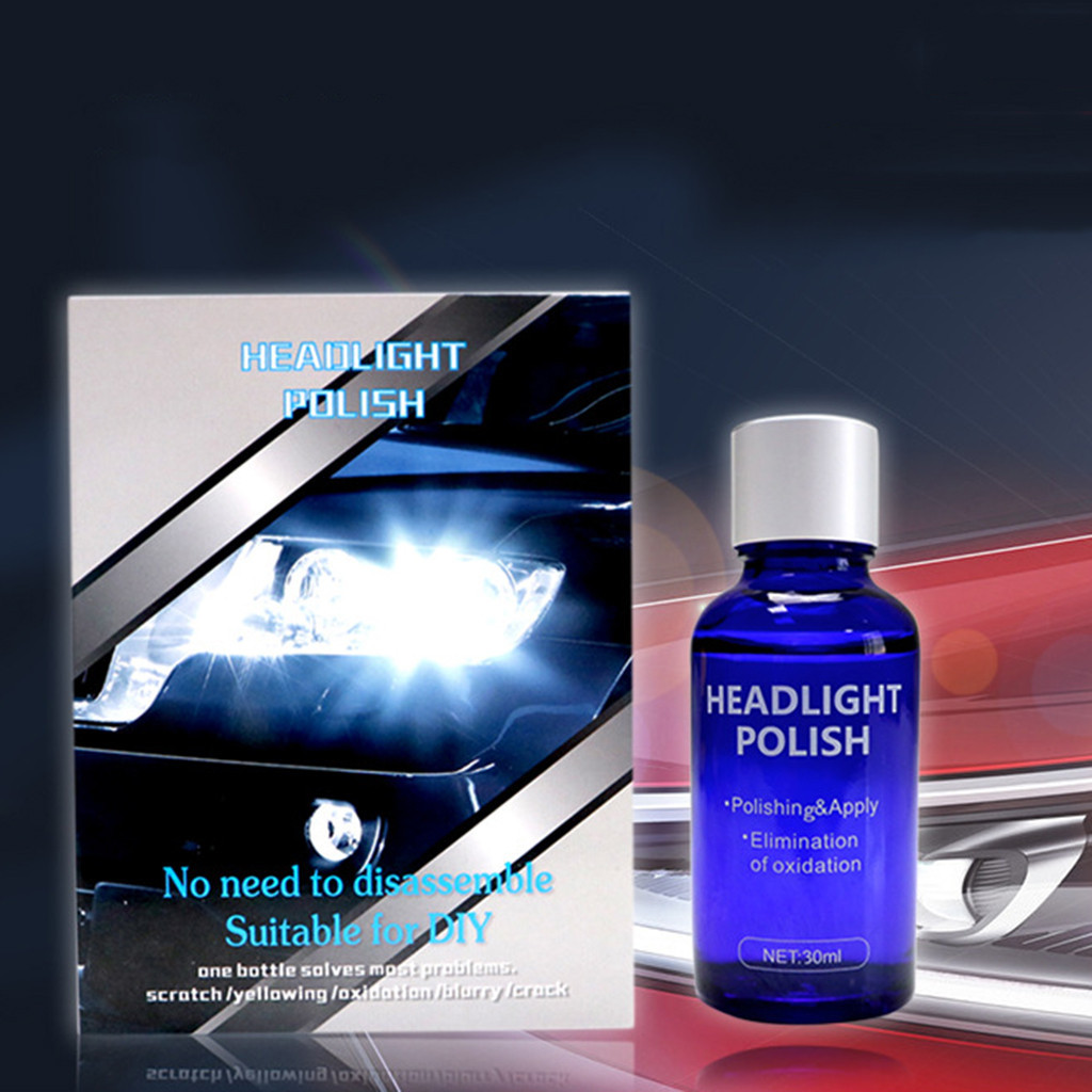 10/30ML Car Headlight Repair Coating Solution Repair Kit Oxidation Rearview Coating Headlight Polishing Anti-scratch Liquid