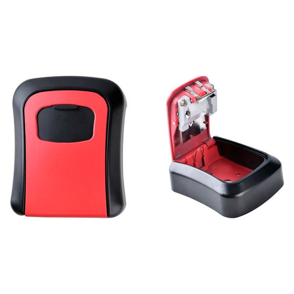 OS5402 Model Zinc Alloy Material Combination Lock Key Box Decoration Site Wall-mounted Password Key Box: Red