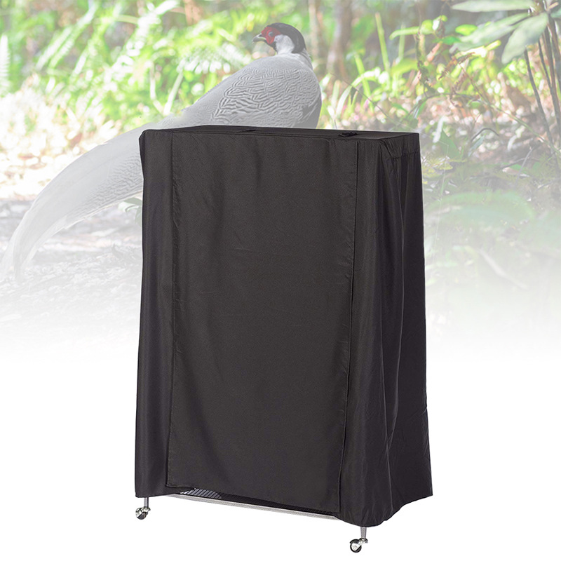 LINGSFIRE Grote vogelkooi hoes, waterdichte papegaaienkooi hoes, wasbare vogels kooi zaadvanger hoes, winddichte stofdichte nachthoes voor papegaaienkooi, 97 x 60 x 130 cm